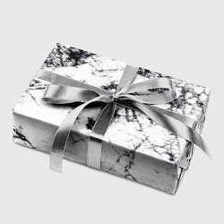 Бумага для упаковки Белый мрамор, цвет: 3D-принт — фото 2