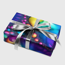 Бумага для упаковки Розово синий фрактал, цвет: 3D-принт — фото 2