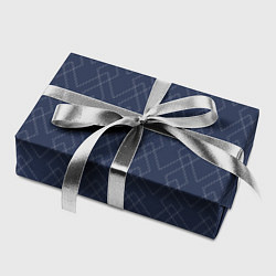Бумага для упаковки Серо-синий геометричные линии, цвет: 3D-принт — фото 2