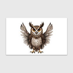 Бумага для упаковки Совушка с крыльями, цвет: 3D-принт
