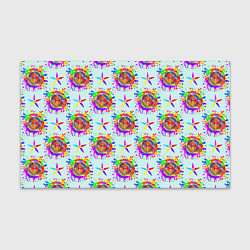 Бумага для упаковки Биткойн и цветок, цвет: 3D-принт