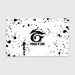 Бумага для упаковки Freefire черные краски, цвет: 3D-принт