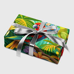 Бумага для упаковки Попугаи - экзотические птицы, цвет: 3D-принт — фото 2