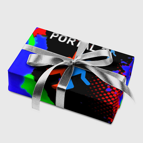 Бумага для упаковки Portal 2 краски сочные текстура / 3D-принт – фото 2