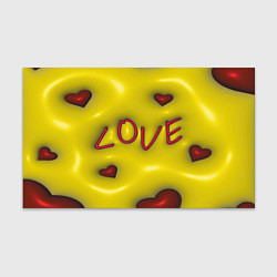Бумага для упаковки Love эффект раздувания, цвет: 3D-принт