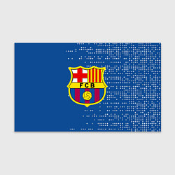 Бумага для упаковки Футбольный клуб Барселона - логотип крупный, цвет: 3D-принт