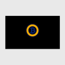 Бумага для упаковки Биткоин лого криптовалюта, цвет: 3D-принт