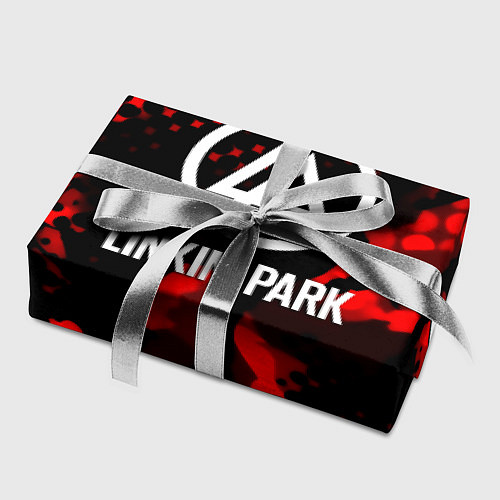 Бумага для упаковки Linkin park краски текстуры / 3D-принт – фото 2