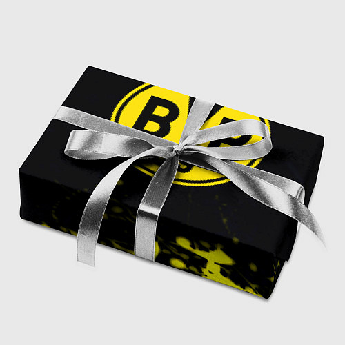 Бумага для упаковки Borussia краски жёлтые / 3D-принт – фото 2