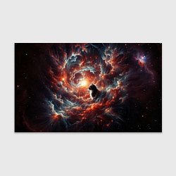 Бумага для упаковки Кот в облаках космической туманности, цвет: 3D-принт