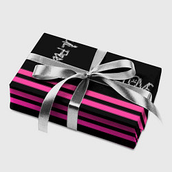 Бумага для упаковки Lil Peep розовые полосы, цвет: 3D-принт — фото 2