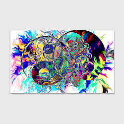 Бумага для упаковки Сплетенные круги Инь Ян, цвет: 3D-принт