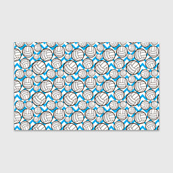 Бумага для упаковки Мячи волейбольные паттерн, цвет: 3D-принт