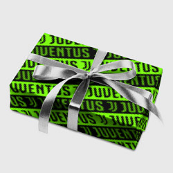 Бумага для упаковки Juventus green pattern sport, цвет: 3D-принт — фото 2