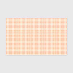 Бумага для упаковки Светлый персиковый клетчатый, цвет: 3D-принт