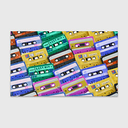 Бумага для упаковки Аудио кассеты разноцветные, цвет: 3D-принт