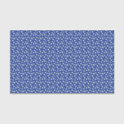 Бумага для упаковки Светло-синий цветочный, цвет: 3D-принт