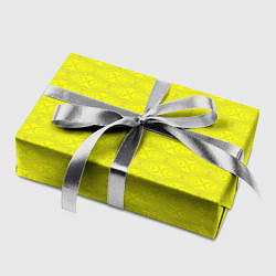 Бумага для упаковки Паттерн овалов на желтом, цвет: 3D-принт — фото 2