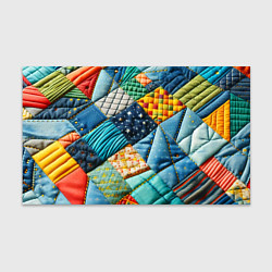Бумага для упаковки Лоскутное одеяло - пэчворк, цвет: 3D-принт