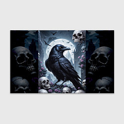 Бумага для упаковки Ворон некромант, цвет: 3D-принт