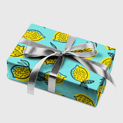 Бумага для упаковки Летние лимоны - паттерн, цвет: 3D-принт — фото 2