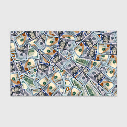 Бумага для упаковки Банкноты сто долларов, цвет: 3D-принт