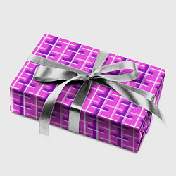 Бумага для упаковки Фиолетовые полосы, цвет: 3D-принт — фото 2
