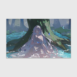 Бумага для упаковки Фрирен под деревом, цвет: 3D-принт