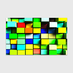 Бумага для упаковки Оптические кубы, цвет: 3D-принт