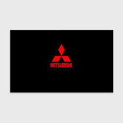 Бумага для упаковки Mitsubishi red logo, цвет: 3D-принт