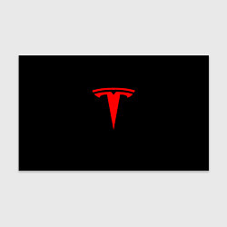 Бумага для упаковки Tesla red logo, цвет: 3D-принт