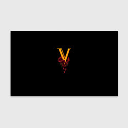 Бумага для упаковки Valentinos logo Cyberpunk, цвет: 3D-принт