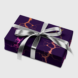 Бумага для упаковки Молнии на пурпурном, цвет: 3D-принт — фото 2