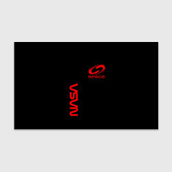 Бумага для упаковки Nasa space red logo, цвет: 3D-принт
