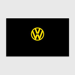 Бумага для упаковки Volkswagen logo yellow, цвет: 3D-принт