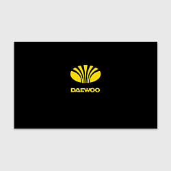 Бумага для упаковки Daewoo logo yellow, цвет: 3D-принт