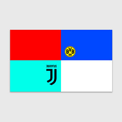 Бумага для упаковки Juventus x Borussia, цвет: 3D-принт