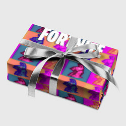 Бумага для упаковки Fortnite logo pattern game, цвет: 3D-принт — фото 2