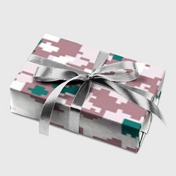 Бумага для упаковки Пиксельный камуфляж европа, цвет: 3D-принт — фото 2