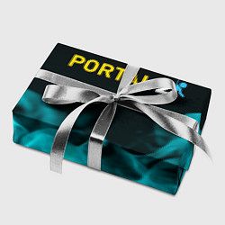 Бумага для упаковки Portal fire blue, цвет: 3D-принт — фото 2