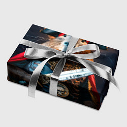 Бумага для упаковки Капибара - король пиратов, цвет: 3D-принт — фото 2