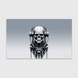 Бумага для упаковки Cool cyber skull - ai art fantasy, цвет: 3D-принт