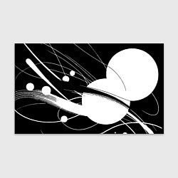 Бумага для упаковки Black and white vanguard abstraction - ai art fant, цвет: 3D-принт