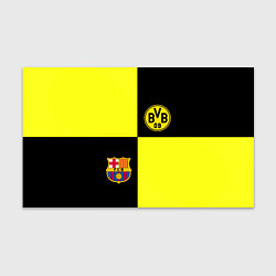 Бумага для упаковки Barcelona x Borussia, цвет: 3D-принт