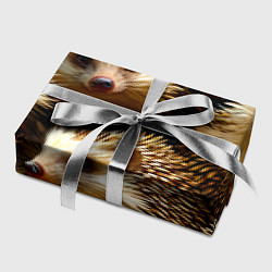 Бумага для упаковки Ежи, цвет: 3D-принт — фото 2