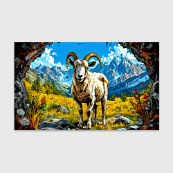 Бумага для упаковки Горный козел, цвет: 3D-принт
