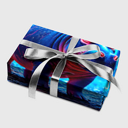 Бумага для упаковки Бегемот в разрядах молний, цвет: 3D-принт — фото 2