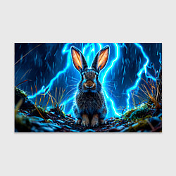 Бумага для упаковки Заяц в разрядах молний, цвет: 3D-принт