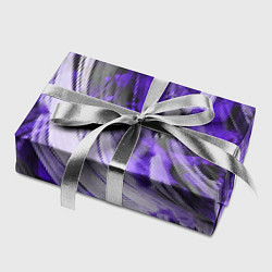 Бумага для упаковки Абстракция - white and violet mood, цвет: 3D-принт — фото 2