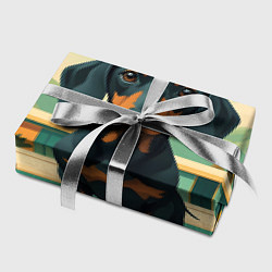 Бумага для упаковки Такса и лето, цвет: 3D-принт — фото 2